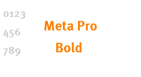 Meta Pro Bold
