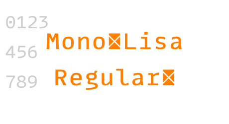 Mono Lisa Regular