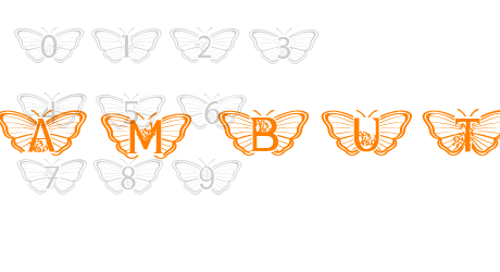 Monogram Butterfly