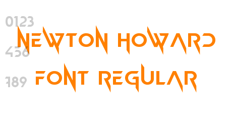 Newton Howard Font Regular