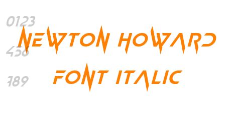 Newton Howard Font Italic