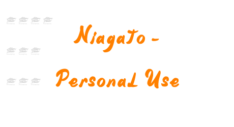 Niagato – Personal Use