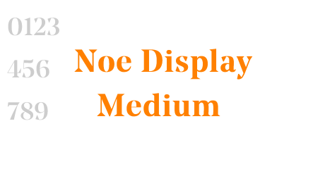Noe Display Medium