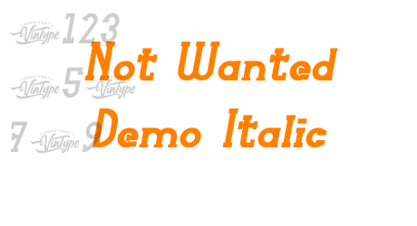 Not Wanted Demo Italic