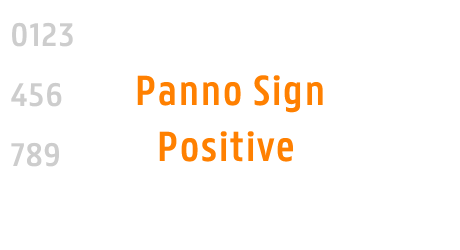 Panno Sign Positive