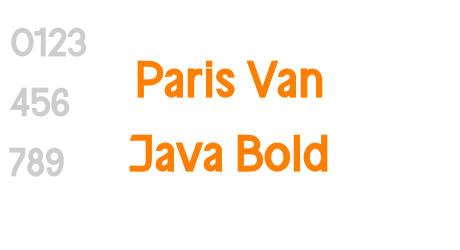 Paris Van Java Bold