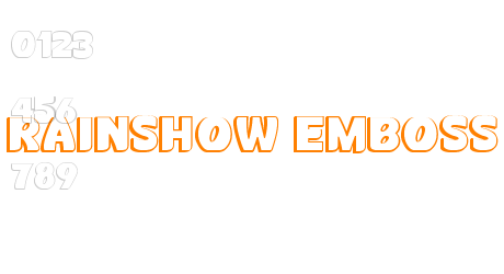 Rainshow Emboss