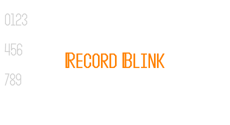 Record Blink