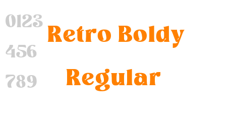 Retro Boldy Regular