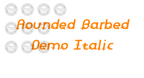 Rounded Barbed Demo Italic