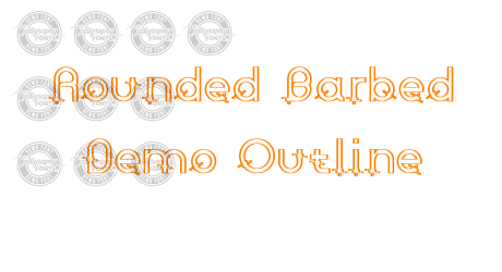 Rounded Barbed Demo Outline