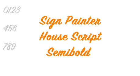 Sign Painter House Script Semibold