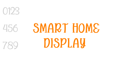 Smart home Display