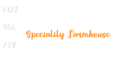 Speciality Farmhouse