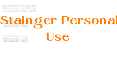 Stainger Personal Use