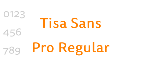 Tisa Sans Pro Regular