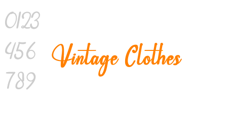 Vintage Clothes