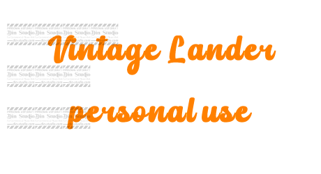 Vintage Lander personal use