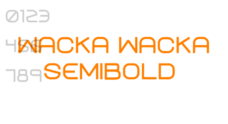 WACKA WACKA Semibold