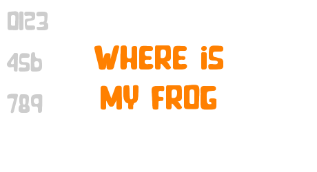 Where is my Frog