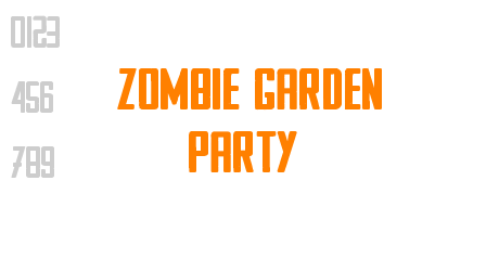 ZOMBIE GARDEN PARTY