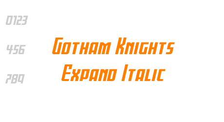 Gotham Knights Expand Italic