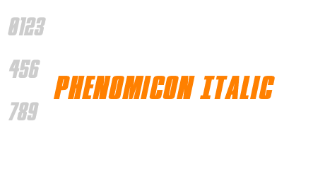 Phenomicon Italic