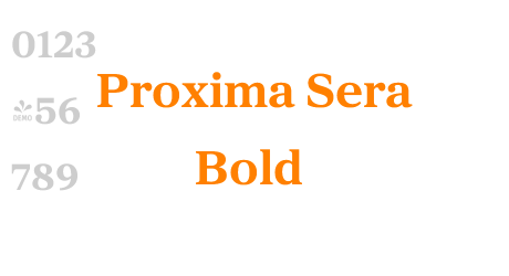 Proxima Sera Bold