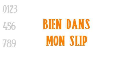 Bien dans mon Slip