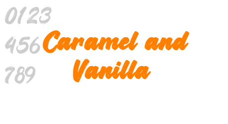 Caramel and Vanilla