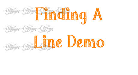 Finding A Line Demo