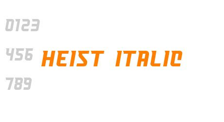 Heist Italic