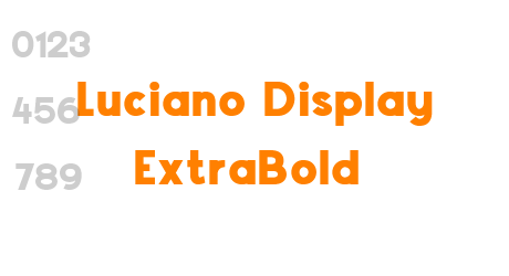 Luciano Display ExtraBold