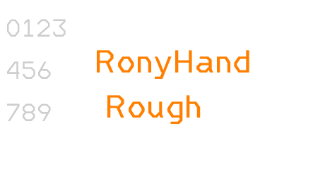 ‘ RonyHand Rough
