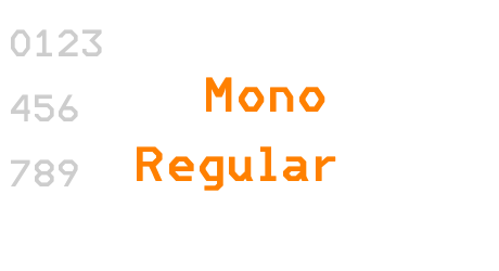 ‘ Mono Regular