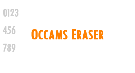 Occams Eraser
