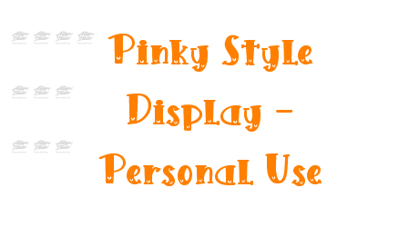 Pinky Style Display – Personal Use