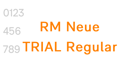 RM Neue TRIAL Regular