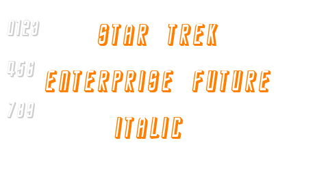 Star Trek Enterprise Future Italic