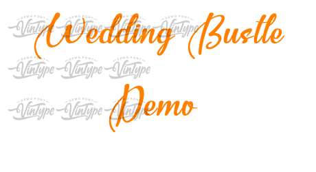 Wedding Bustle Demo