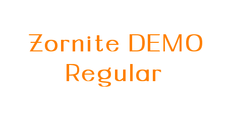 Zornite DEMO Regular