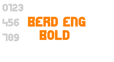 BERD ENG BOLD