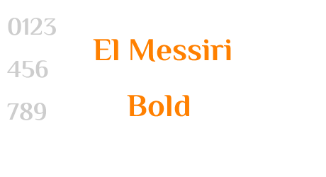 El Messiri Bold