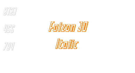 Falzon 3D Italic