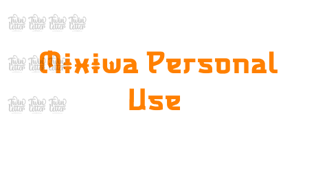 Mixiwa Personal Use
