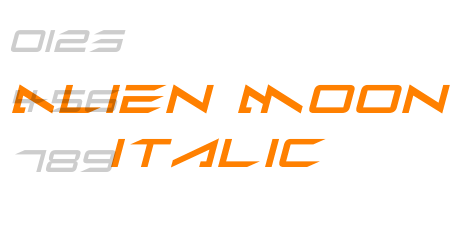 Alien Moon Italic