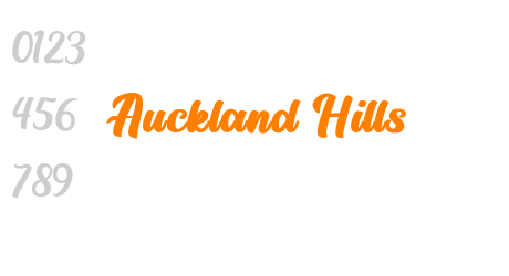 Auckland Hills