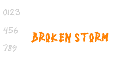 BROKEN STORM