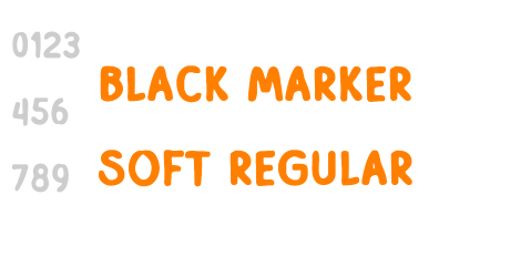 Black Marker Soft Regular