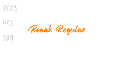 Boank Regular